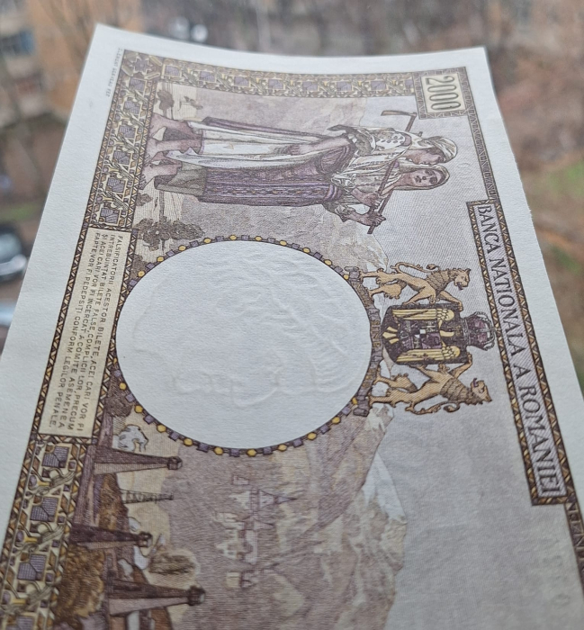 Romania, 2000 lei 1941, seria F.0302/0424/07530424, UNC- [6]