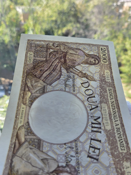 Romania, 2000 lei 1941, seria A.1309/0561/32700561, UNC- [5]