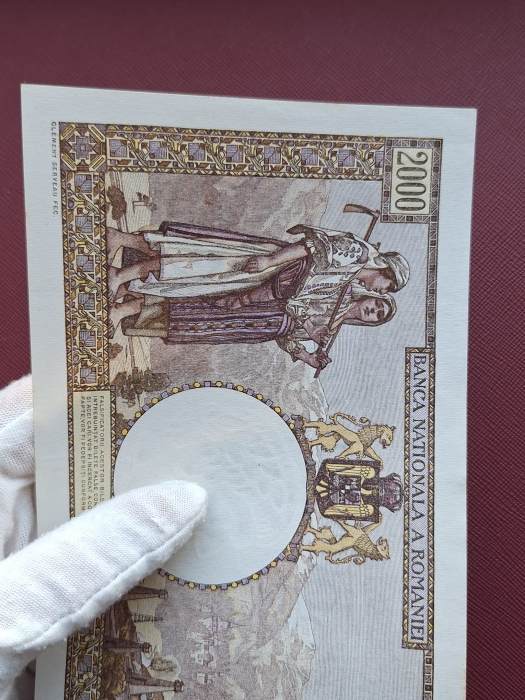 Romania, 2000 lei 1941, seria B.1270/0870/31726870, aproape necirculata [9]