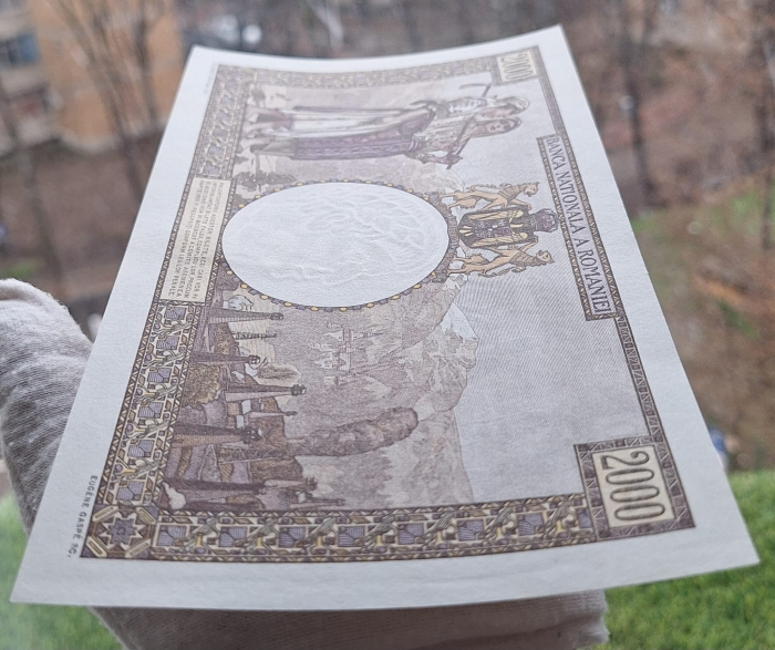 Romania, 2000 lei 1941, seria F.0302/0358/07530358, UNC- [5]