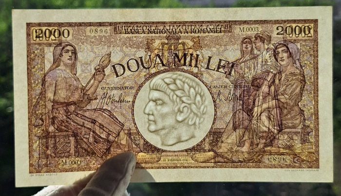 Romania, 2000 lei 1941, seria M.0003/0896/00062896, UNC- [3]