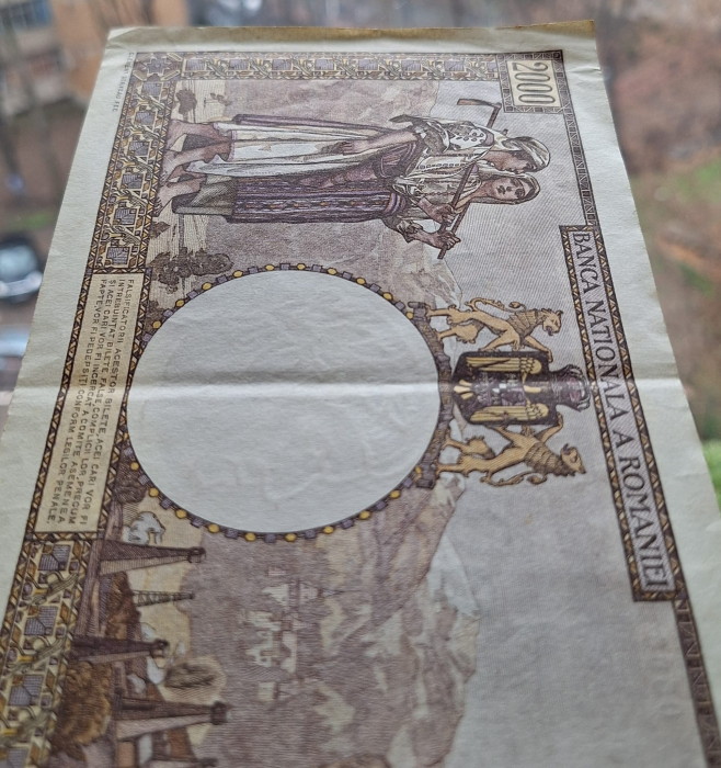 Romania, 2000 lei 1941, seria G.0723/0593/18056593, circulata [4]