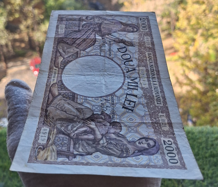 Romania, 2000 lei 1941, seria L.0121/0919/03011919, circulata [5]