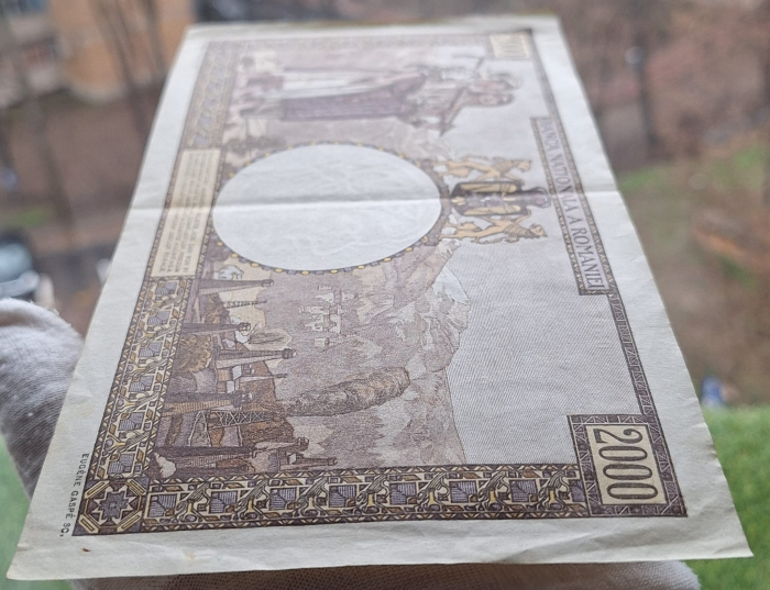 Romania, 2000 lei 1941, seria G.0723/0593/18056593, circulata [5]