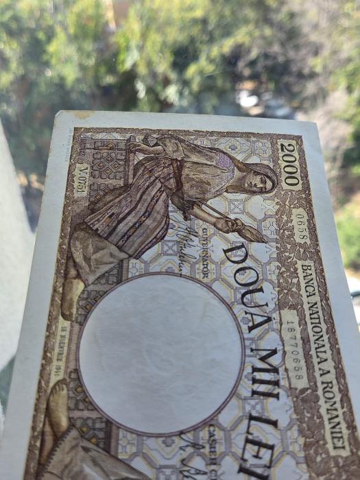 Romania, 2000 lei 1941, seria V.0751/0658/18770658, UNC- [5]