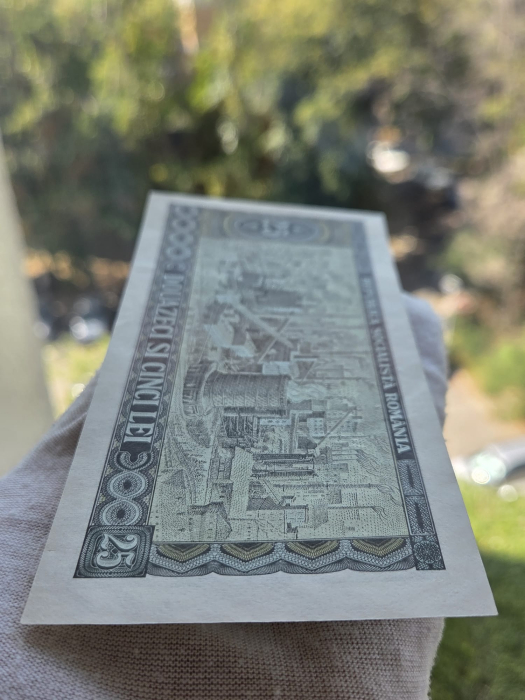 Romania 25 lei 1966, seria A.0102/935711, UNC- [4]