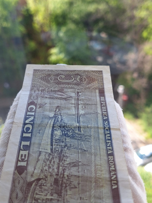 Romania 5 lei 1966, seria B.0130/272954, circulata [5]