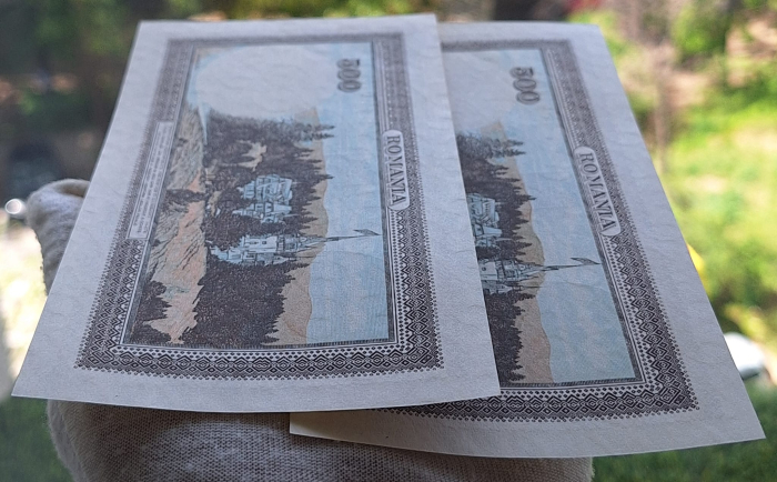 Romania 500 lei 1940, lot 5 bancnote serie consecutiva, UNC [3]
