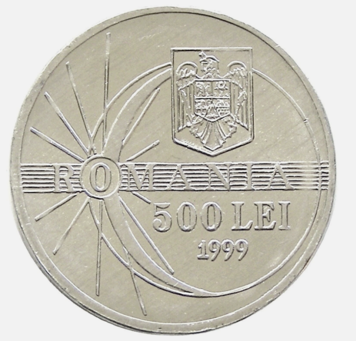 Romania 500 lei 1999, eclipsa, UNC [3]