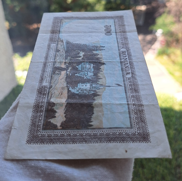 Romania 500 lei 20 Aprilie 1942, seria Z/10 0773159, circulata [5]