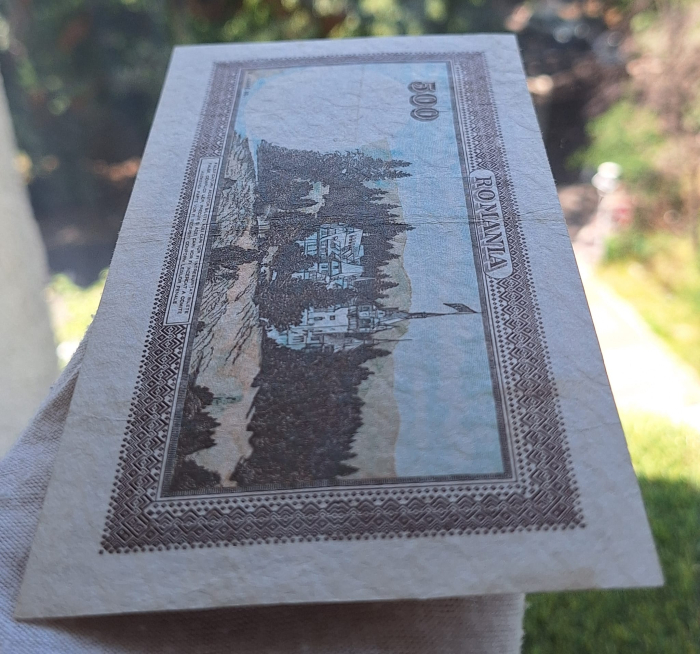 Romania 500 lei aprilie 1941, seria Z/7 0041829, circulata [6]