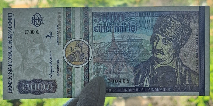 Romania, 5000 lei 1992, Avram Iancu, necirculata [3]