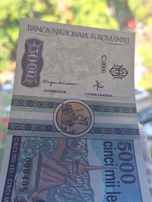 Romania, 5000 lei 1992, Avram Iancu, necirculata [8]