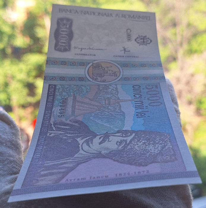 Romania, 5000 lei 1992, Avram Iancu, necirculata [9]