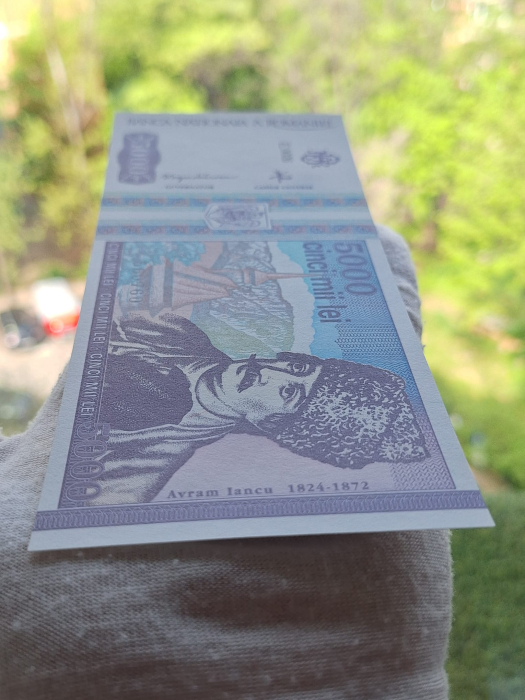 Romania, 5000 lei 1993, seria E.0026/560760, necirculata [8]