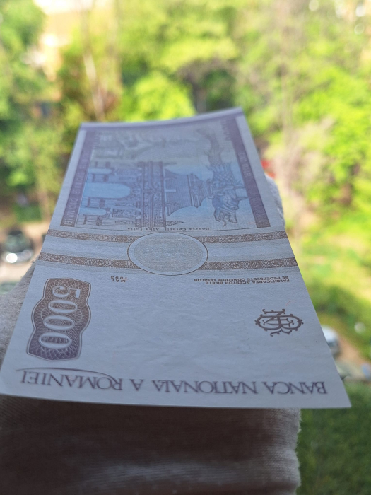 Romania, 5000 lei 1993, seria C.0017/1895643, necirculata [6]