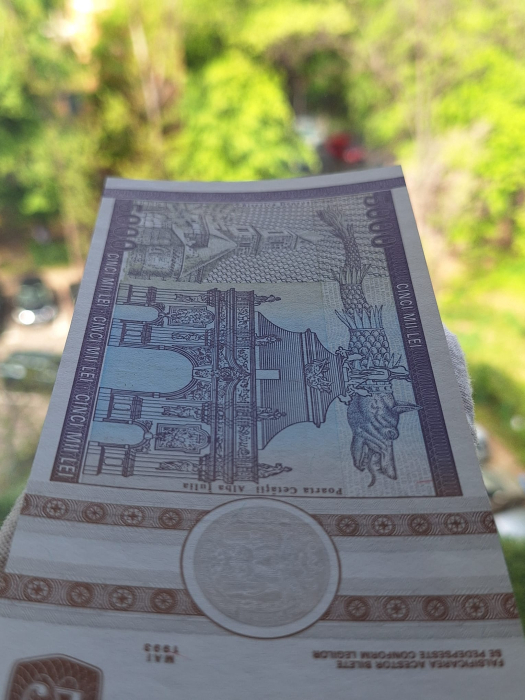 Romania, 5000 lei 1993, seria C.0017/1895643, necirculata [5]