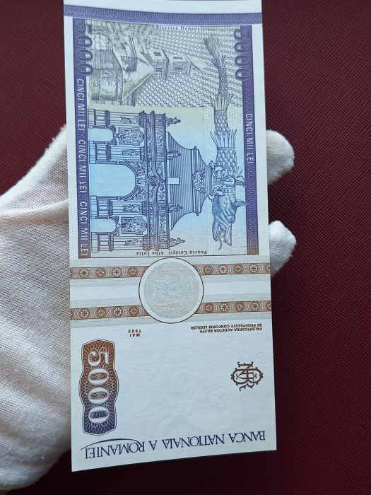 Romania, 5000 lei 1993, seria C.0017/1895643, necirculata [4]