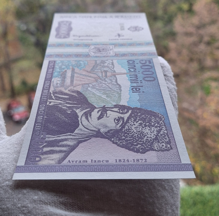 Romania, 5000 lei 1993, seria E.0026/560772, necirculata [4]