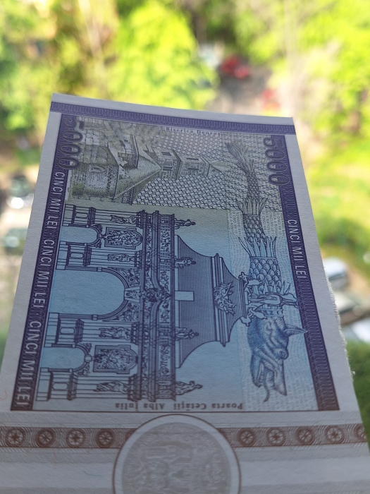 Romania, 5000 lei 1993, seria E.0026/560761, necirculata [5]