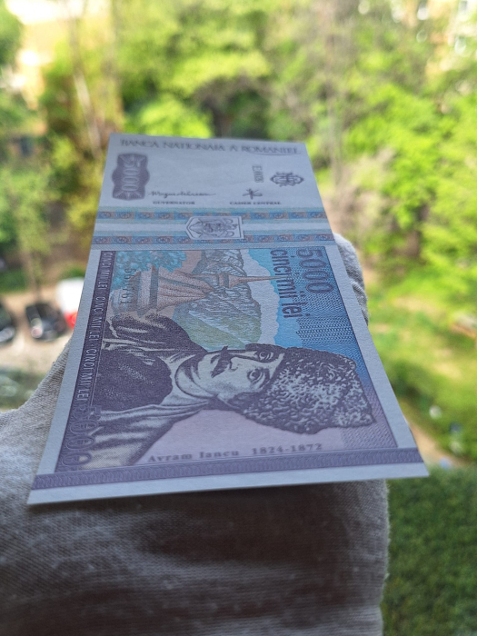 Romania, 5000 lei 1993, seria E.0026/560761, necirculata [8]