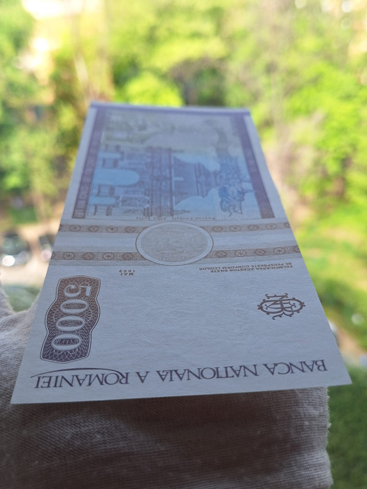 Romania, 5000 lei 1993, seria E.0026/560761, necirculata [6]