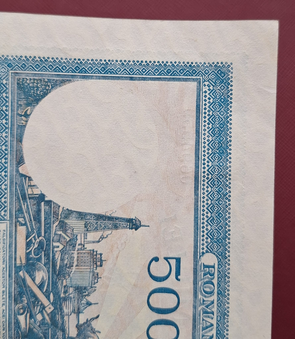 Romania, 5000 lei Decembrie 1945, seria F/9 0694559, Aunc [8]