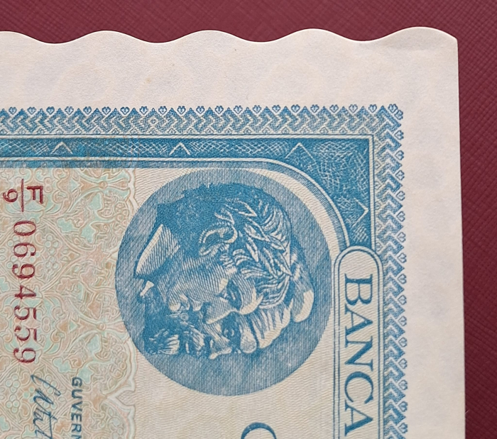 Romania, 5000 lei Decembrie 1945, seria F/9 0694559, Aunc [6]