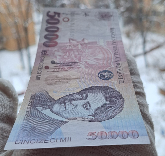 Romania, 50000 lei 1996, seria 008B4186000, aproape necirculata [6]