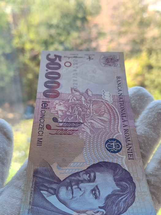 Romania, 50000 lei 1996, seria 003A1717359, aproape necirculata [8]