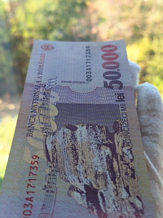 Romania, 50000 lei 1996, seria 003A1717359, aproape necirculata [6]