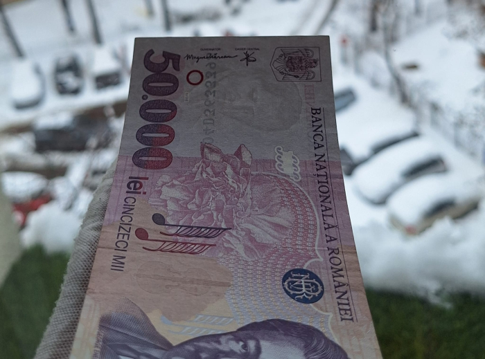 Romania, 50000 lei 1996, seria 004D3633393, aproape necirculata [7]