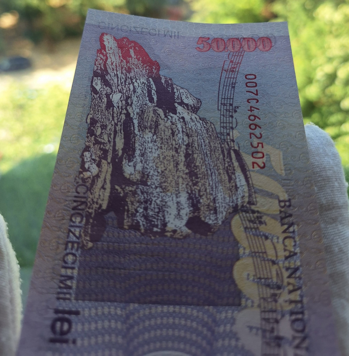 Romania, 50000 lei 1996, seria 007C4662502, UNC- [6]