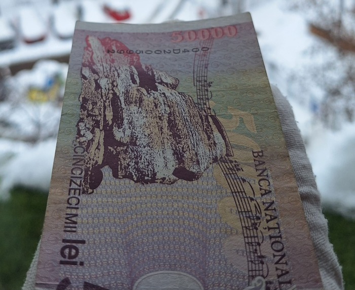 Romania, 50000 lei 2000, seria 004D2005992, stare buna [5]