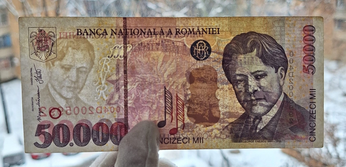 Romania, 50000 lei 2000, seria 004D2005992, stare buna [3]