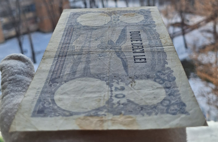 Romania bancnota 20 lei 1920, circulata, rara [5]