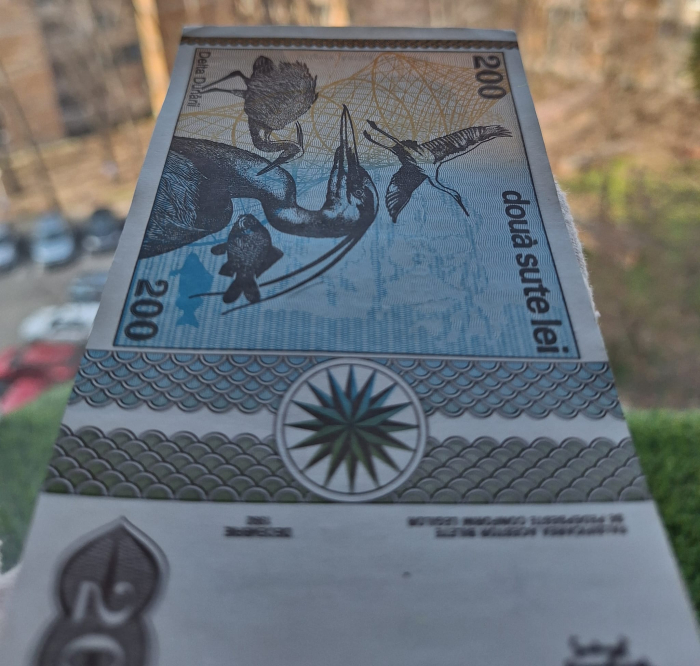 Romania, 200 lei 1992, Grigore Antipa, necirculata, cu urme de manipulare [7]