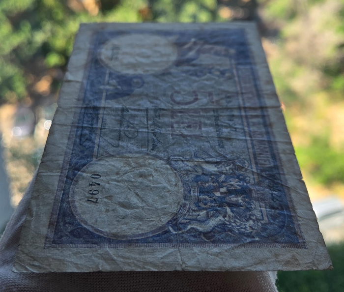 Romania bancnota 5 lei 1928, circulata [4]