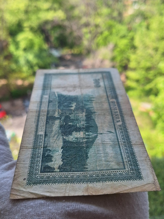 Romania, bancnota 500 lei 1934, Regele Carol II, circulata [7]