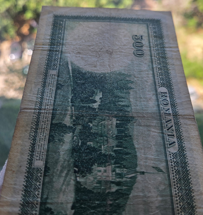 Romania, bancnota 500 lei 1934, Regele Carol II, circulata [7]