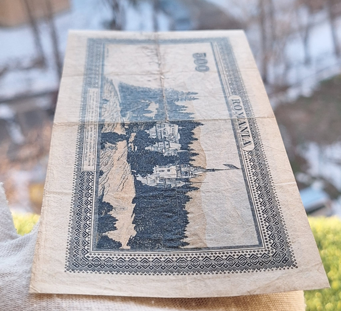 Romania, bancnota 500 lei 1936, Regele Carol II, circulata [5]