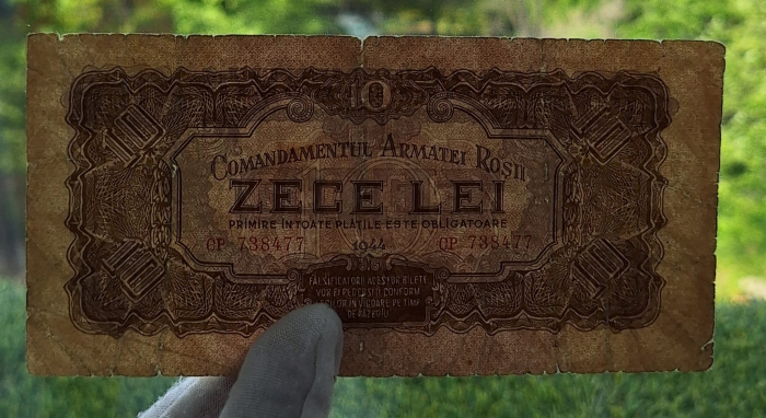 Romania - Comandamentul Armatei Rosii: 10 lei 1944 [3]
