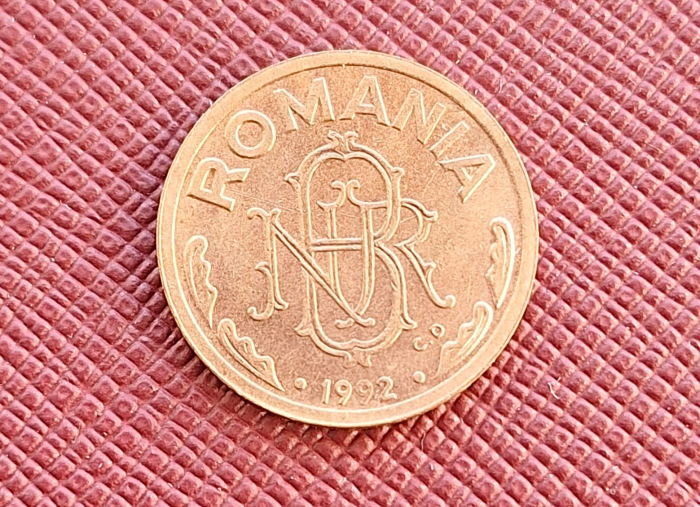 Romania, moneda 1 leu 1992 [1]