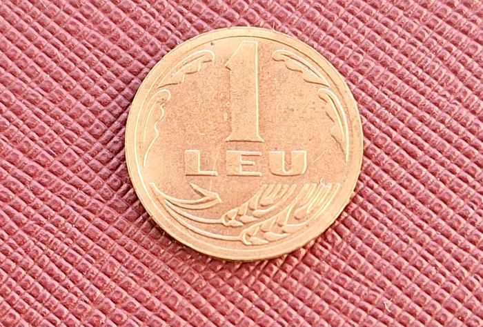 Romania, moneda 1 leu 1992 [2]