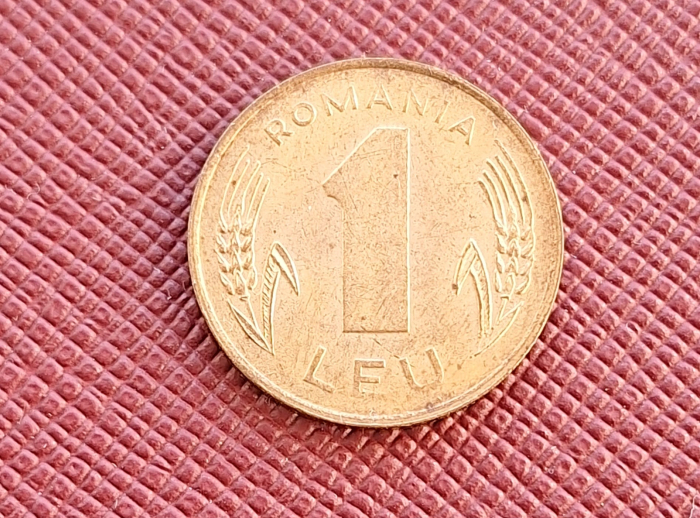 Romania, moneda 1 leu 1993 [1]