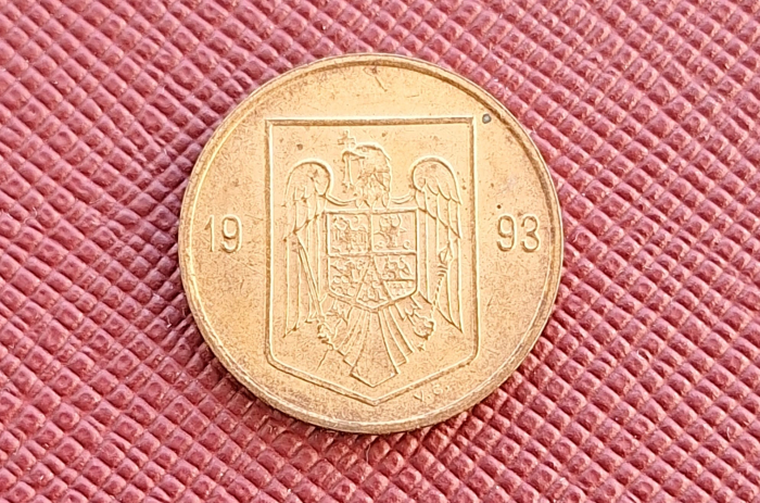 Romania, moneda 1 leu 1993 [2]