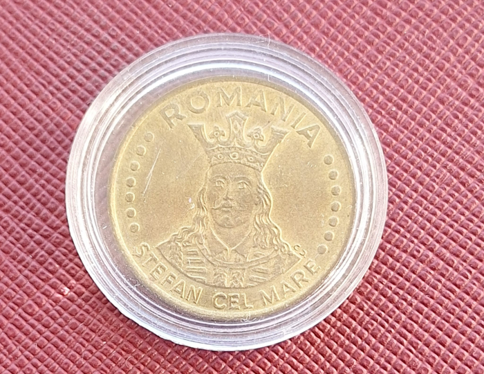 Romania, moneda 20 lei 1992, Stefan cel Mare [1]