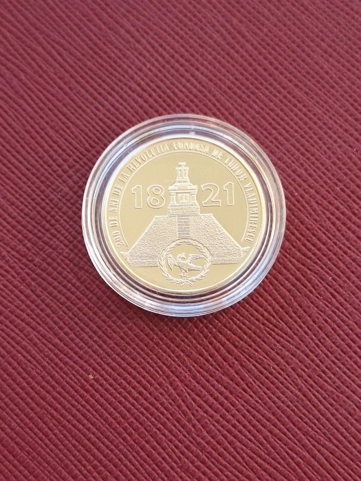 Romania, moneda 50 Bani 2021 proof, Tudor Vladimirescu, incapsulata [4]
