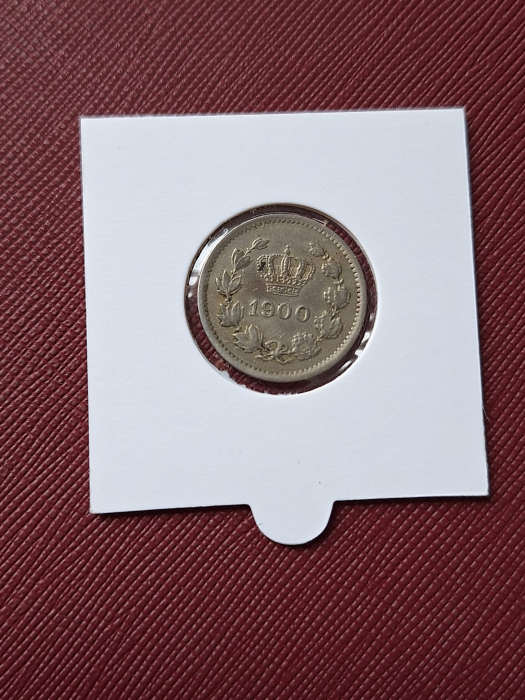 Romania, Regat, 10 Bani 1900, Regele Carol I [2]