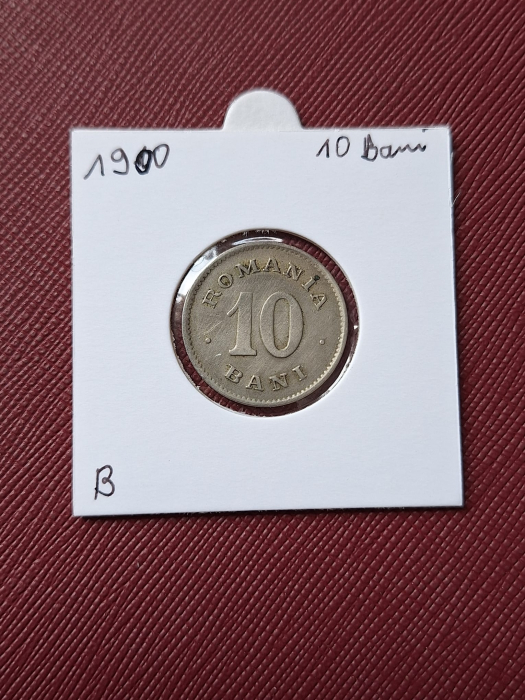 Romania, Regat, 10 Bani 1900, Regele Carol I [1]